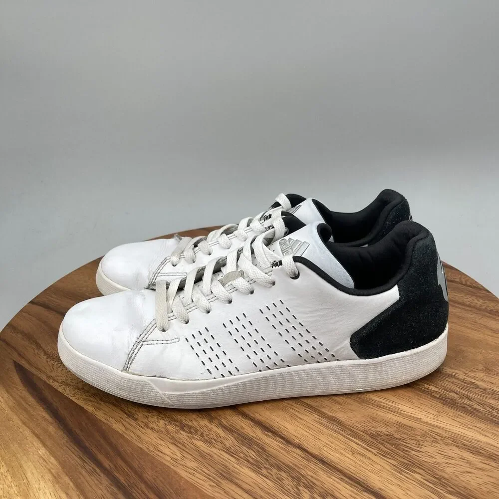 Adidas D Rose Lakeshore Shoes Mens Size 10 White Leather Running Court Casual
